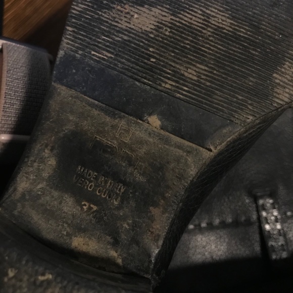 Black Fendi Riding Boots - Picture 5 of 7